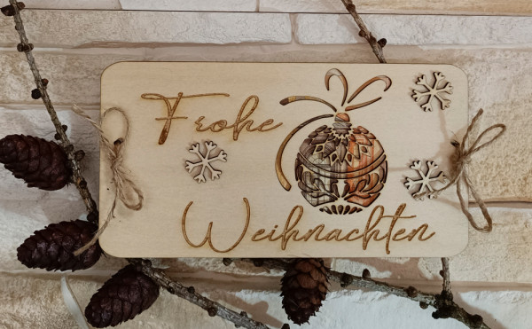 Geldkarte Weihnachtsgeschenk (ohne Inhalt) CL.H0019