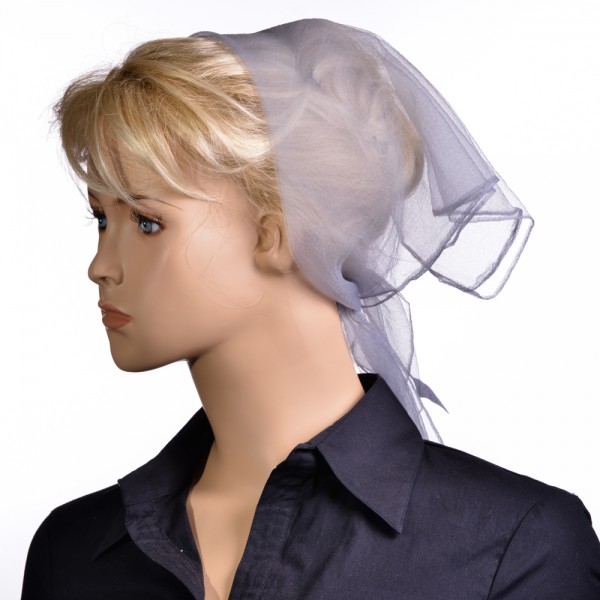 Tuch einfarbig Silbergrau NT1.217